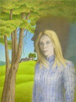 Book cover illustration - colored pencil on drawing paper, 9" x 12"