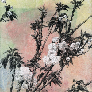 Yelena Shabrova ~ Relations I ~ mixed media, 8" x 8"